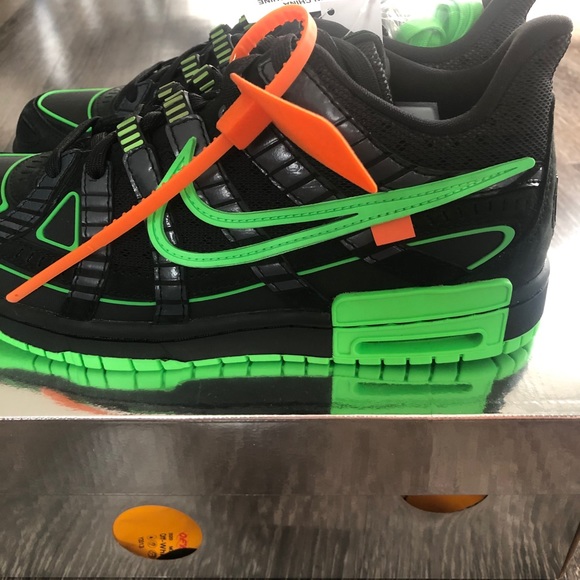 Nike Offwhite Rubber Dunk Green Strike - size 8.5 - Picture 4 of 5